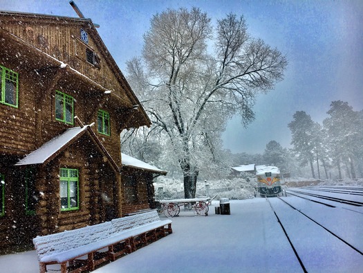 Grand Canyon Railway Station AZ, South Rim - Photo By Sneha Ranebennur