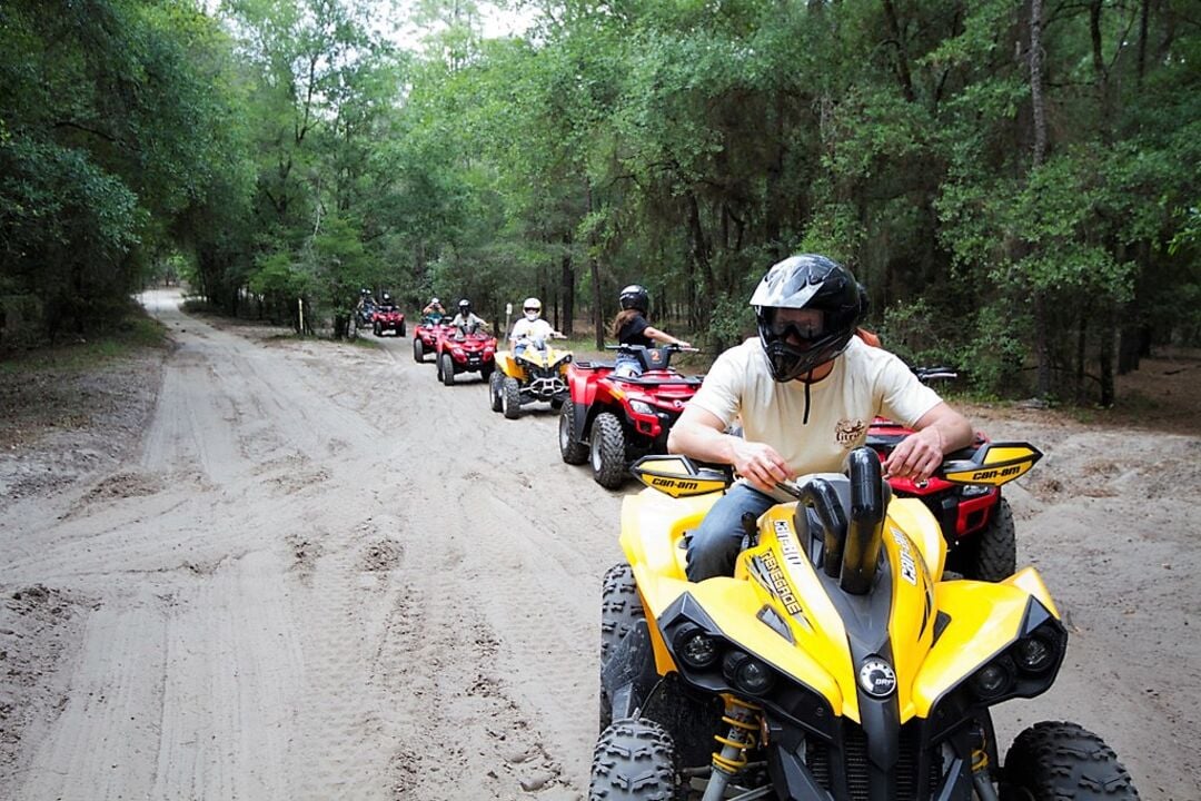 ATV Group on road