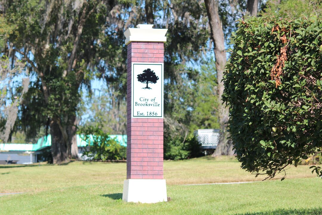 City of Brooksville Sign, Brooksville