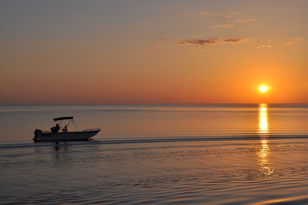 Sunset Boat Bayport Edited