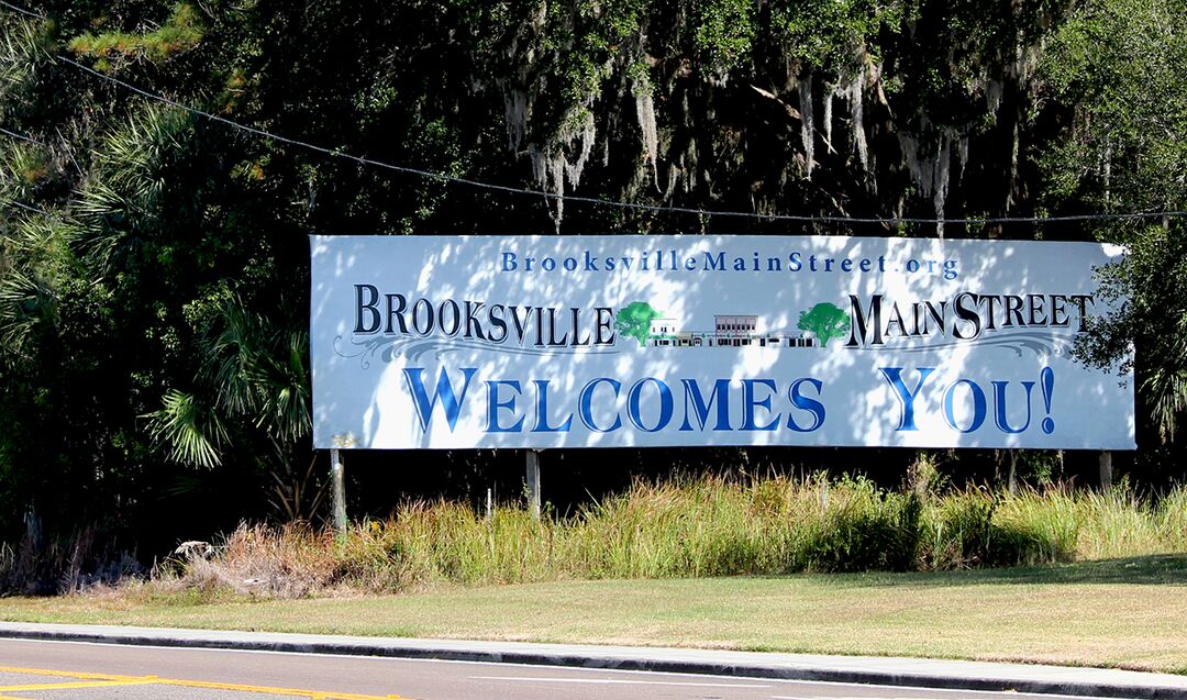 Welcome to Brooksville billboard 2