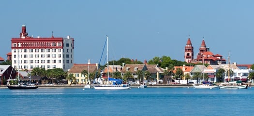 St. Augustine Bayfront skyline