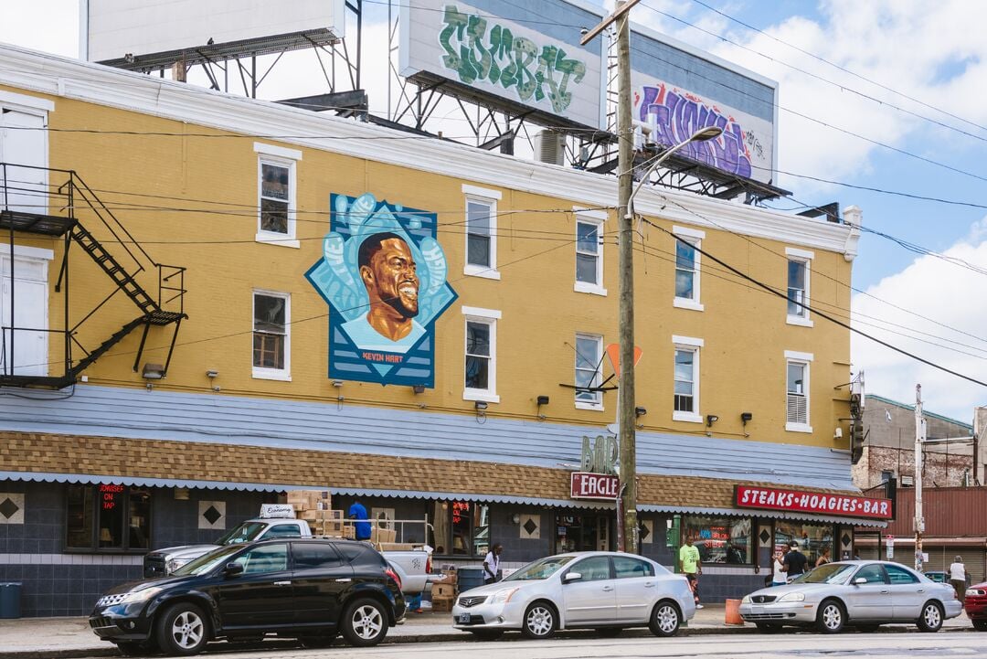 “Kevin Hart: Live. Laugh. Love.” Mural Arts Philadelphia