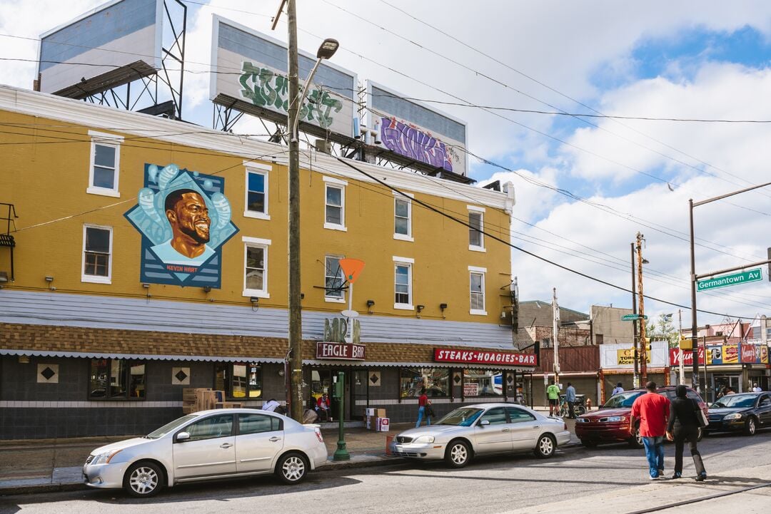 “Kevin Hart: Live. Laugh. Love.” Mural Arts Philadelphia