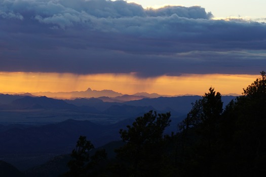 Sunset from the Huachucas