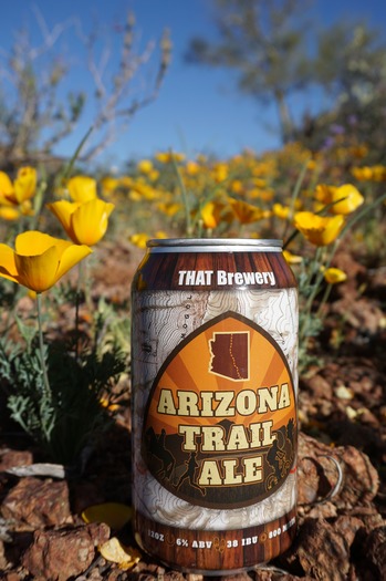 Arizona Trail Ale with Wildflowers