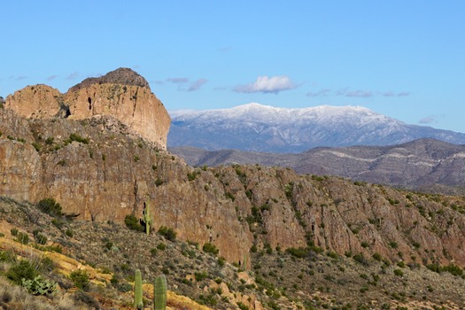 Snowy Pinal Mountains, Alamo Canyon Passage