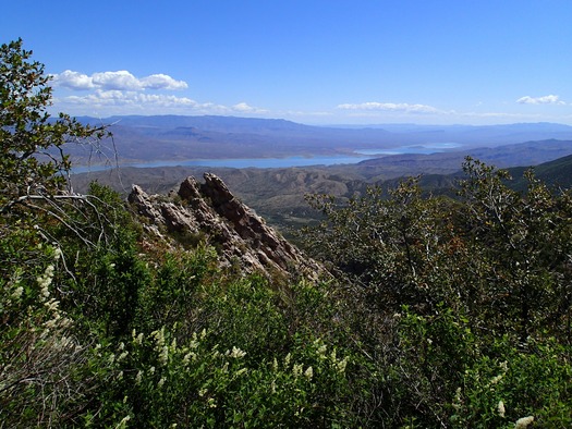 Roosevelt Lake from the 4 Peaks