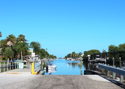 Boat in Canal, Hernando Beach