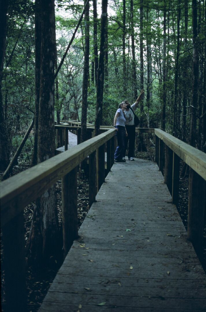 Geoff and Lora on boardwalk