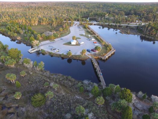 Aerial View of Jenkins Creek Park, Weeki Wachee