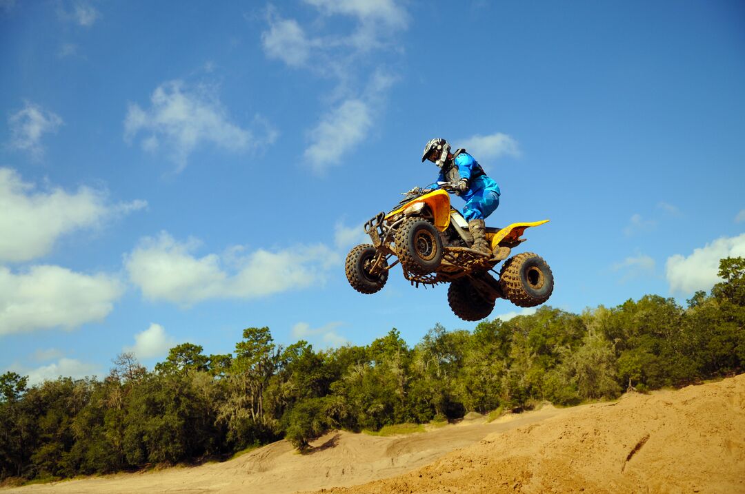 ATV in Croom Motorcycle Area, Withlacoochee State Forest