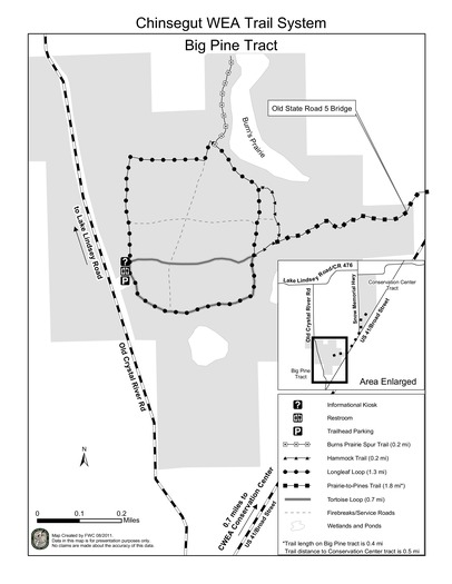 ChinBigPineTractTrailMap