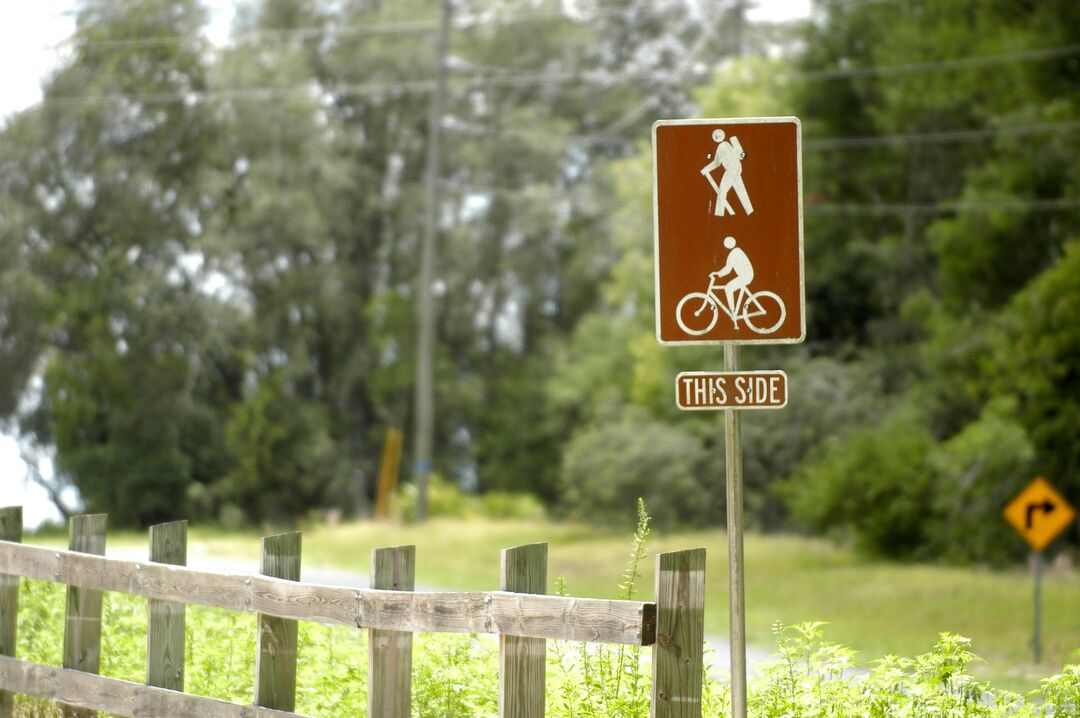 Withlacoochee State Trail Sign, Ridge Manor