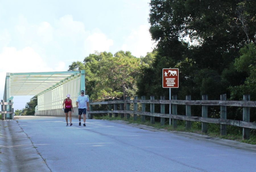 Walkers on the Withlacoochee State Trail