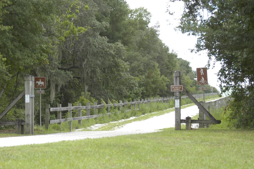 Withlacoochee State Trail Sign, Ridge Manor