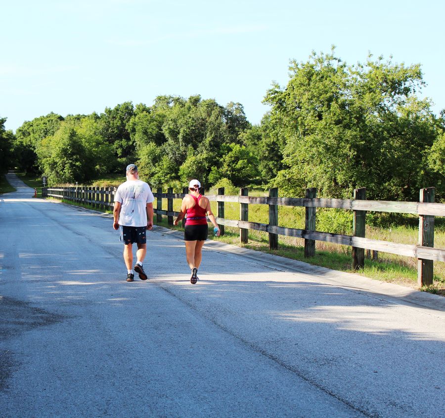 Walkers on the Withlacoochee State Trail