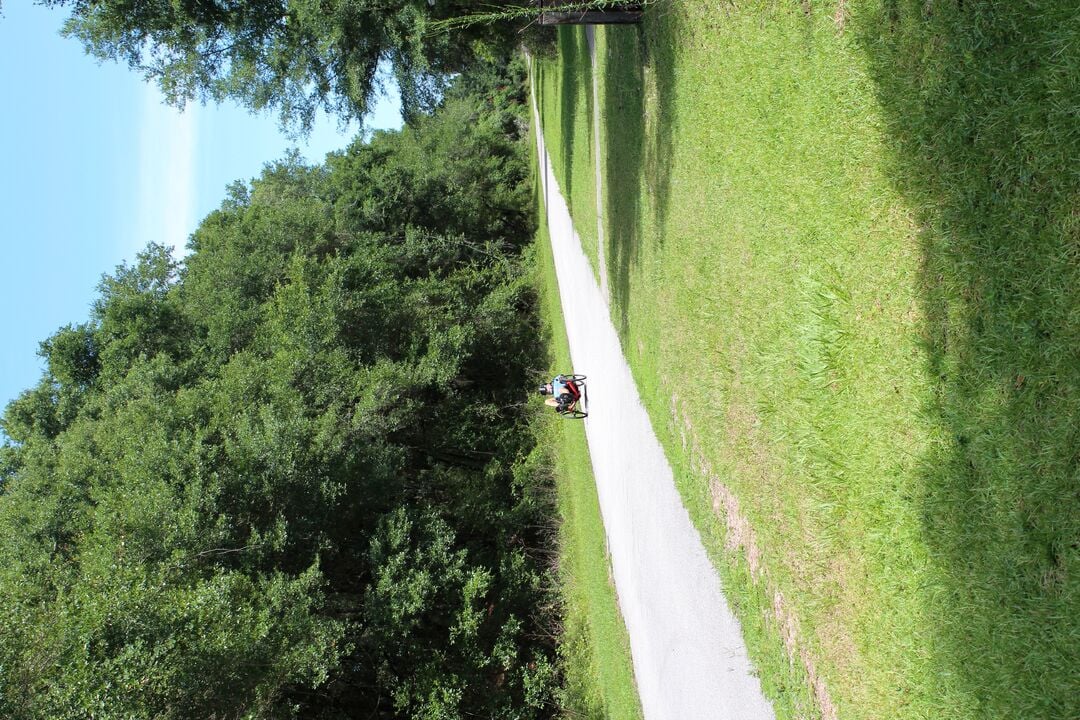 Recumband Biker on Withl Trail