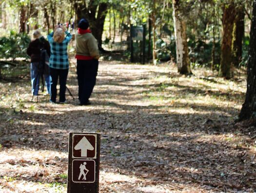 Hiker sign, Chinsegut Conservation Center, Brooksville