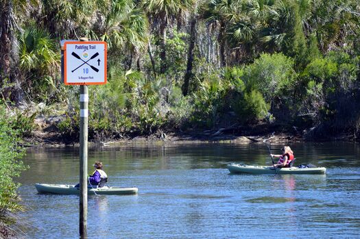 Paddling Trail Sign 2 paddlers (2)