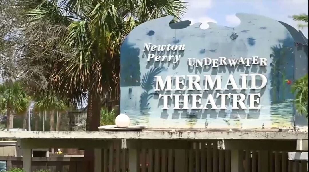 Newton Perry Theater sign