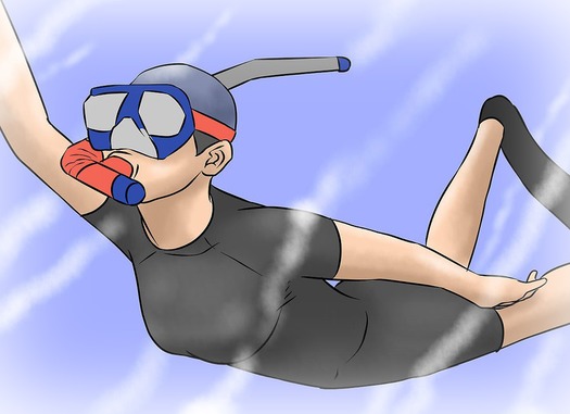 Snorkeler sketch