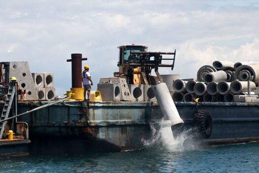 Bendickson Reef Barge