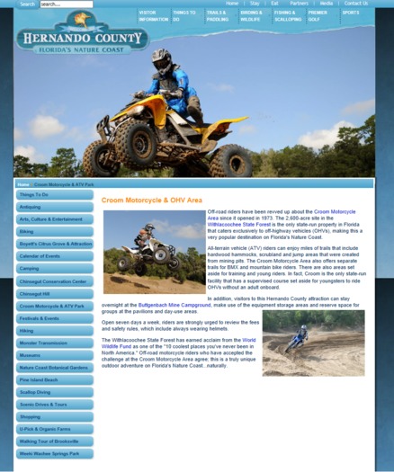 pg 19 Croom Motorcycle & OHV Area