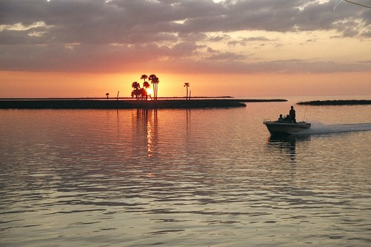 sunset-boat