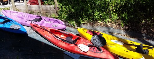 Canoes at River Ratz (by CKnudson)