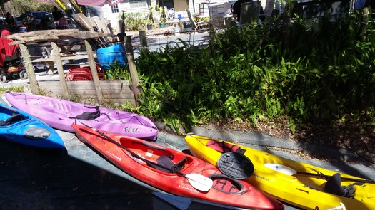 Canoes at River Ratz - (by CKnudson)