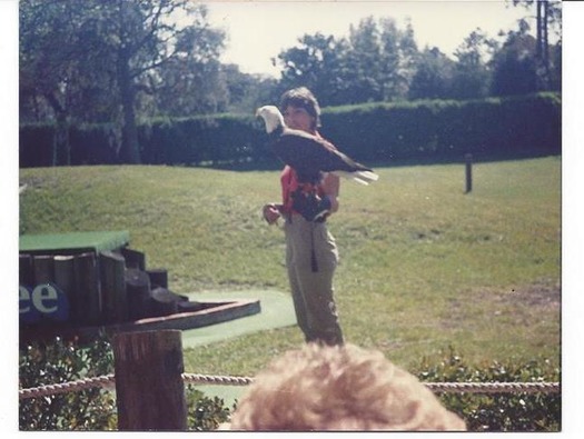 Terrie Seeman Daniel with Freedom the American Bald Eagle 001