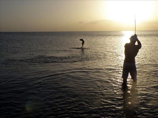 Fishing Sunset