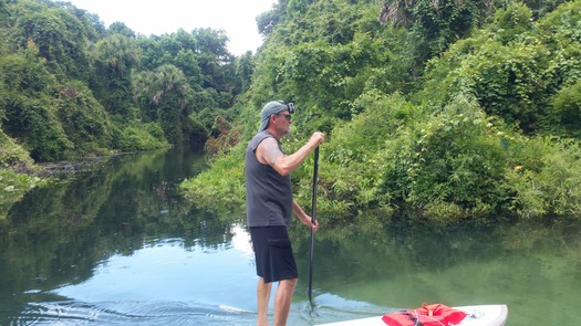 Man on Paddleboard