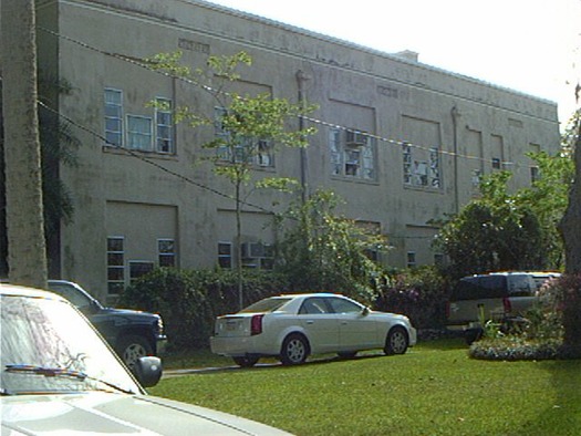 side shot of school