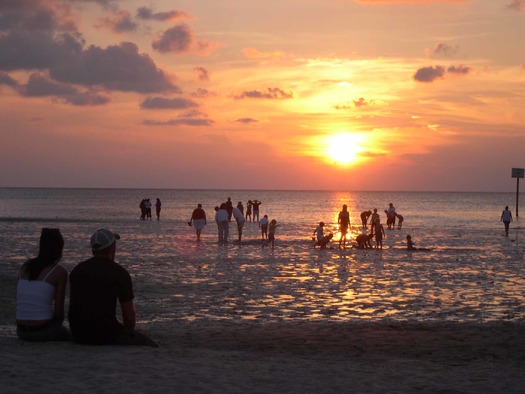 Sunset on Beach