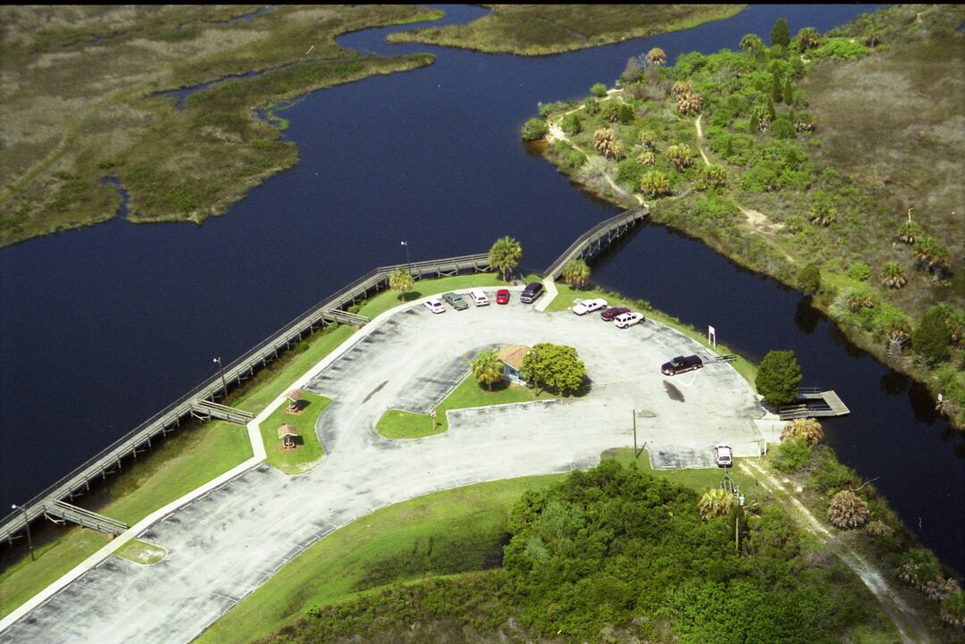 Aerial View of Jenkins Creek Park, Weeki Wachee