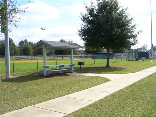 View of Dugouts