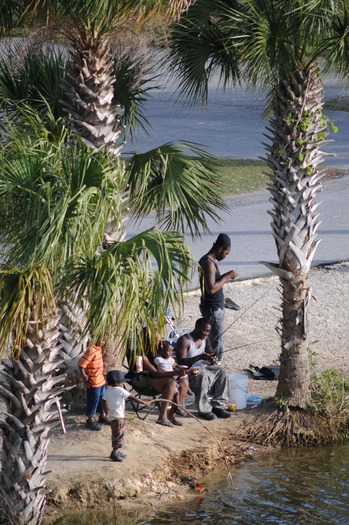 Fishermen at Linda Pederson Park