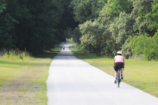 rider on wsf trail