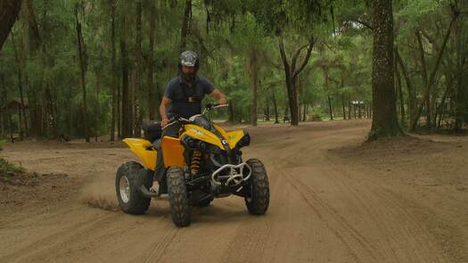 ATV Rider, Croom Motorcycle Area, Withlacoochee State Forest, Brooksville