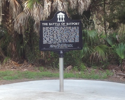 Bayport Historical Sign (Hernando County Parks Dept)