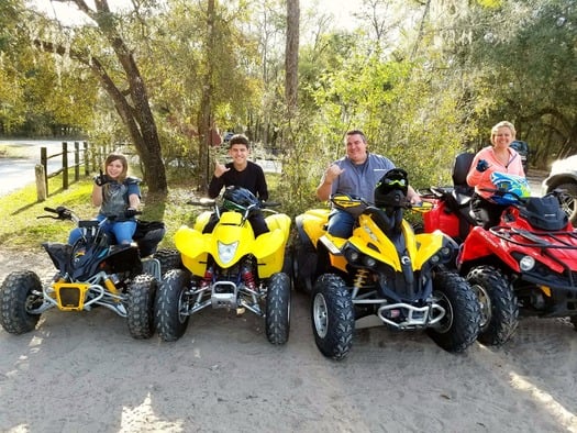 ATV Riding (photo by Croom ATV Rentals)