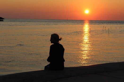 Sunset on Beach