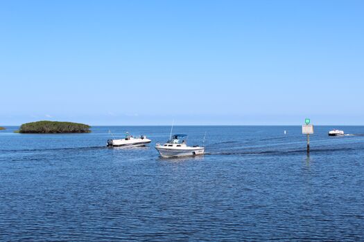 Boats in Channel, Bayport