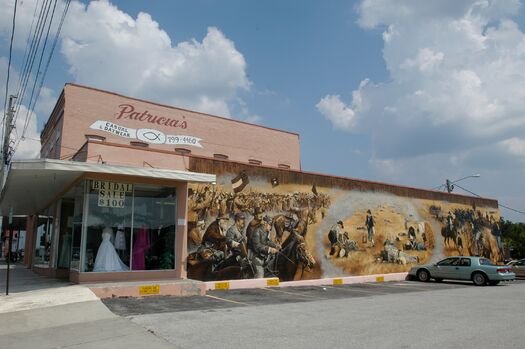 Brooksville Raid Mural, Brooksville