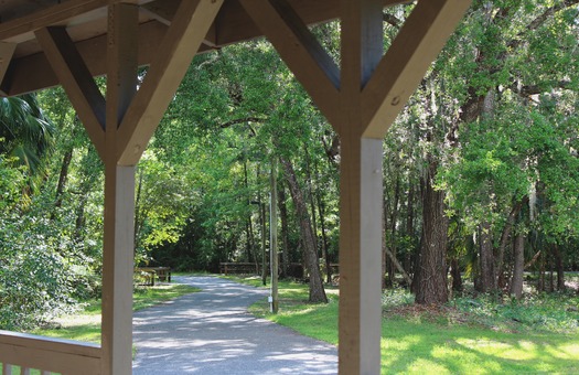 GNT Park inside gazebo