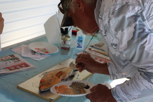 Folk School Painting Fish