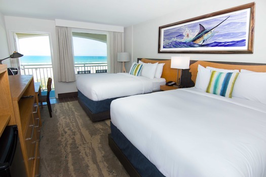 Queen Oceanview Room at Guy Harvey Resort Hotel