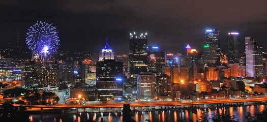 Skyline-Pittsburgh at Night